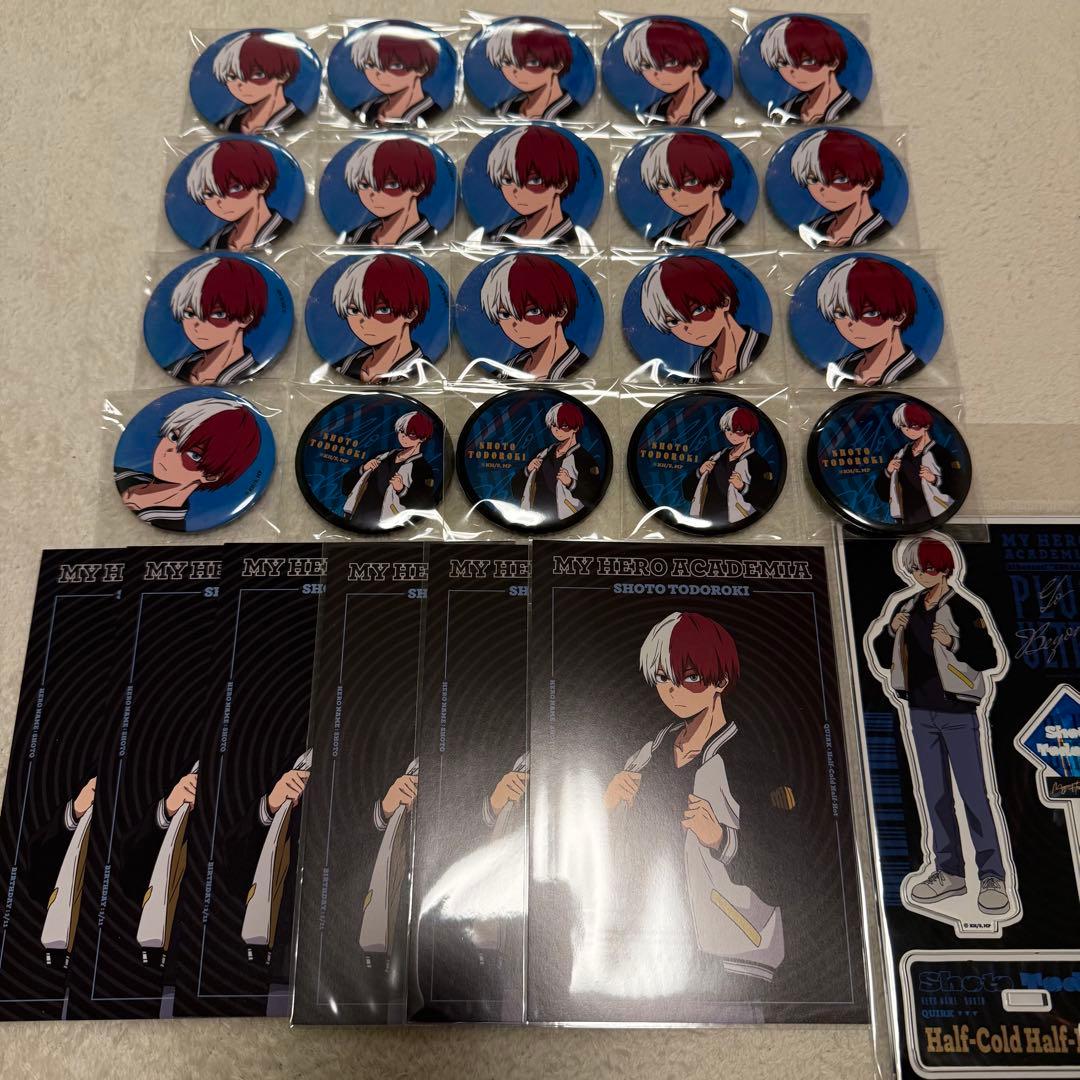 轟焦凍 スカジャン 缶バッジ アクリルスタンド