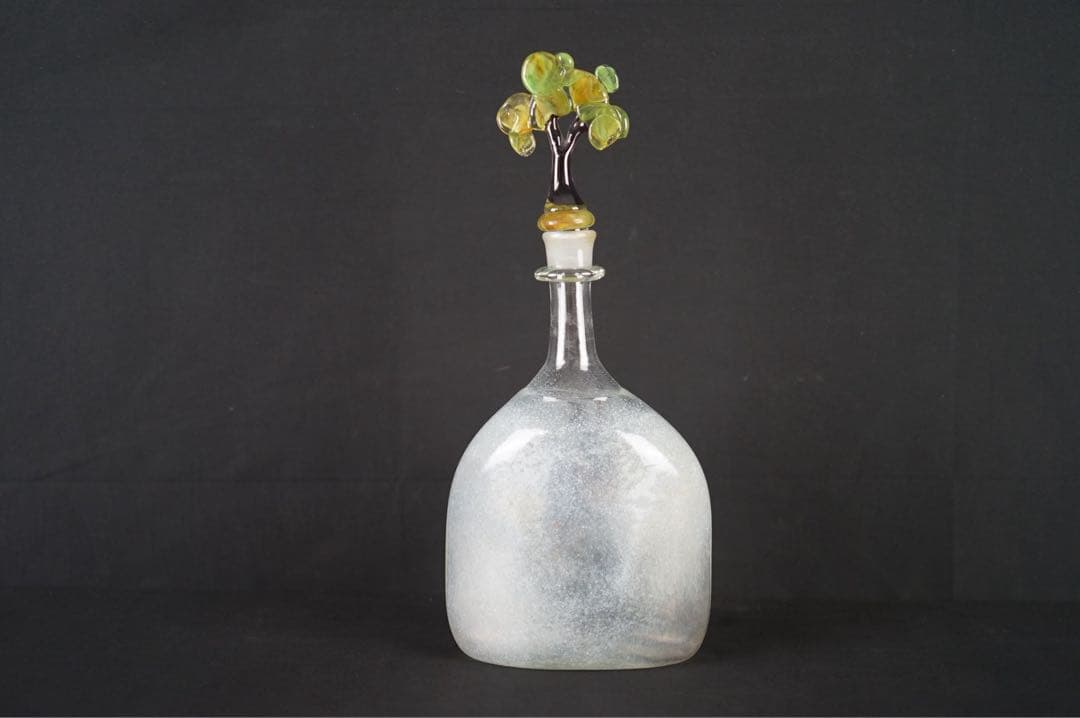 【MURANO】1990年代 ツリーストッパー付 デキャンタ ムラーノ ガラス