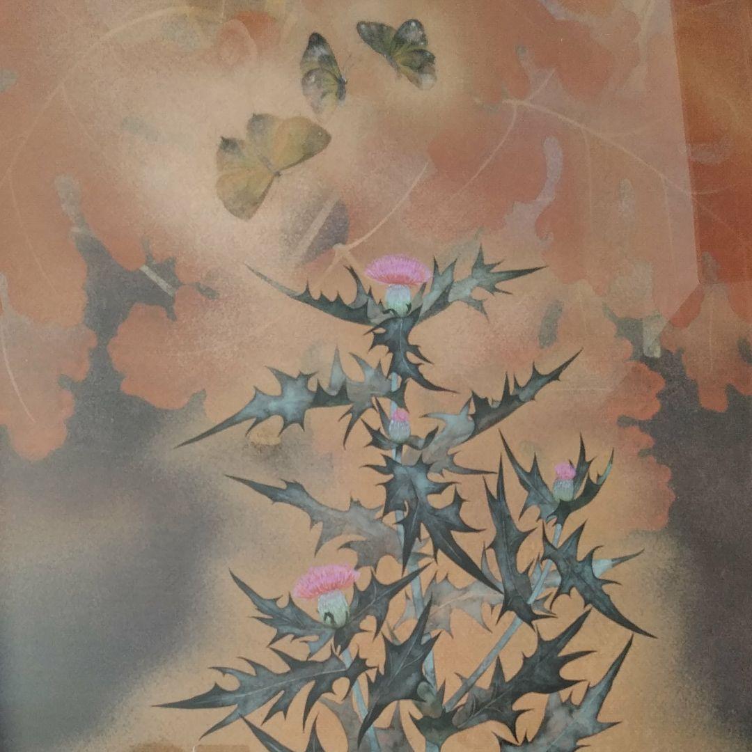 日本画　仲林敏次作　50号