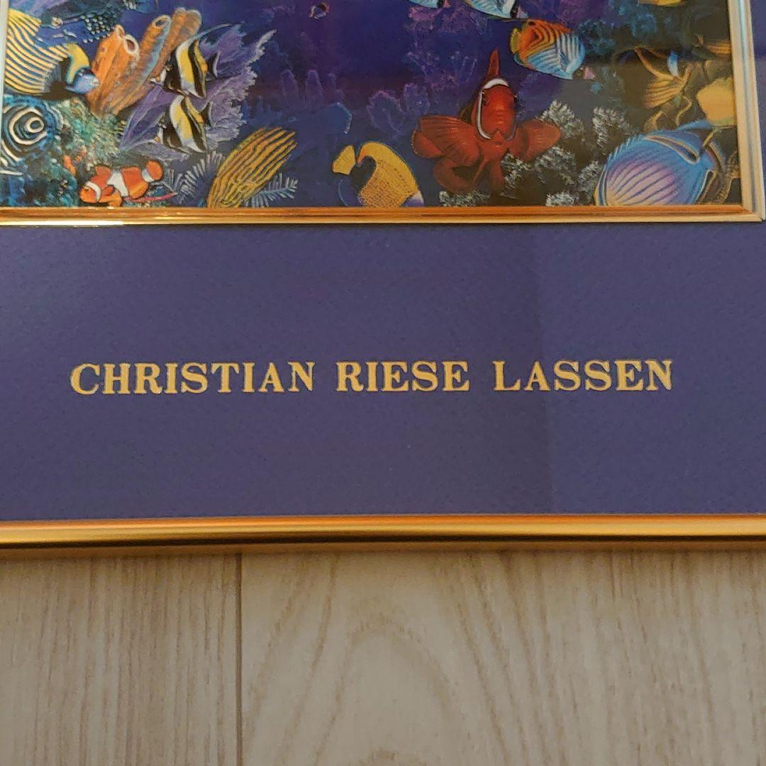 ラッセン画　額付き　　★