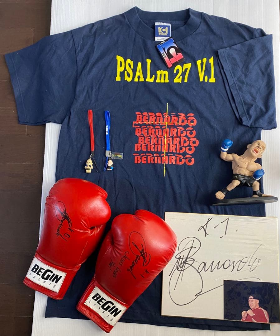 レア マイクベルナルドサイン サイン入りグローブ サイン入り色紙  フィギュア他