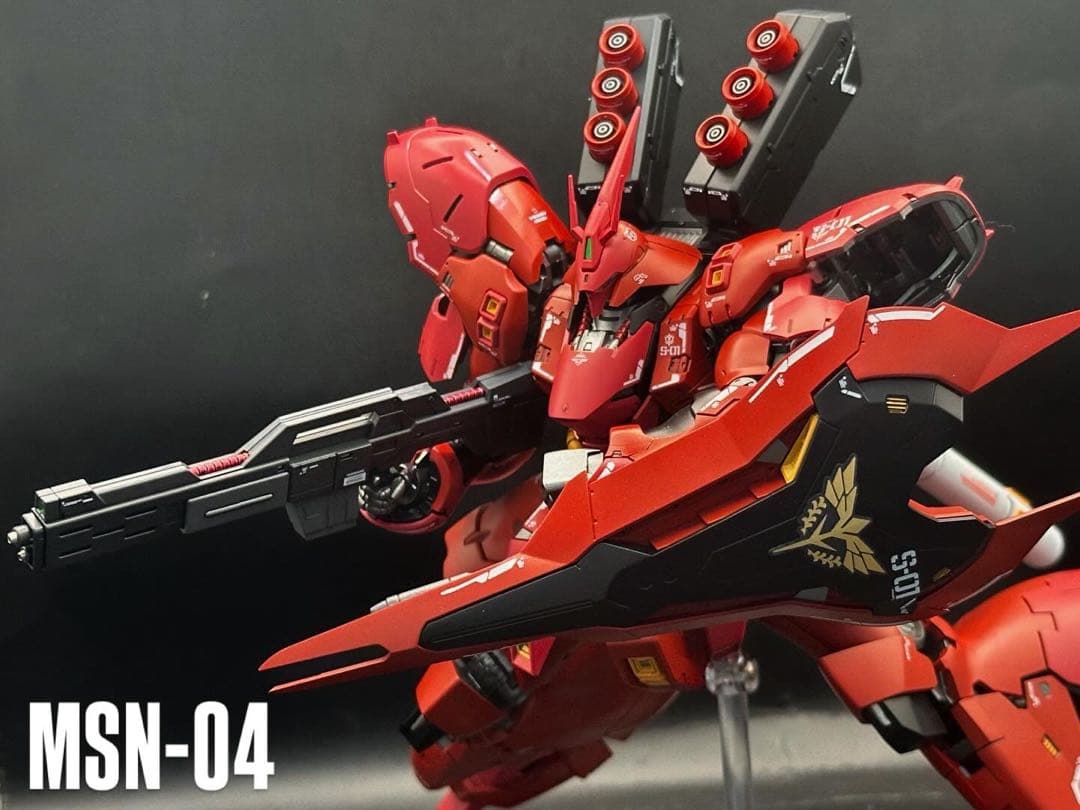 ガンプラ RG 全塗装完成品 サザビー 小改造
