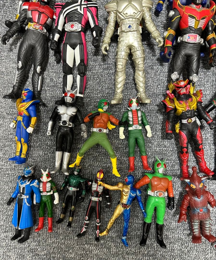 ★当時物 仮面ライダー フィギュア ソフビ レトロ バンダイ まとめ売り