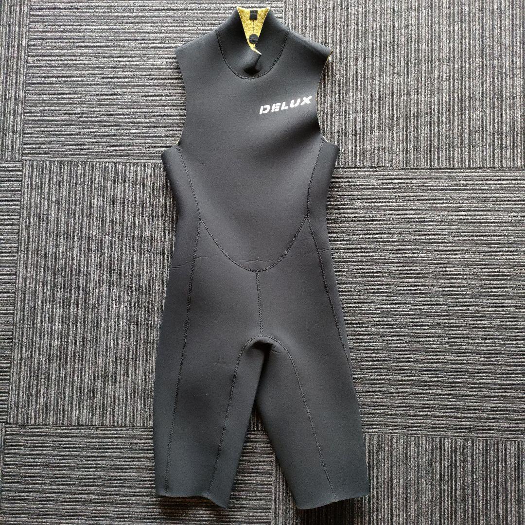 引越し大処分！【新品♪】DELUX 保温起毛ショートジョン S ネオプレーン製