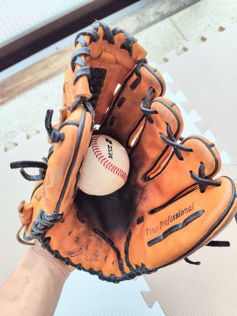 Slugger スラッガー　軟式グローブ オレンジ レザー