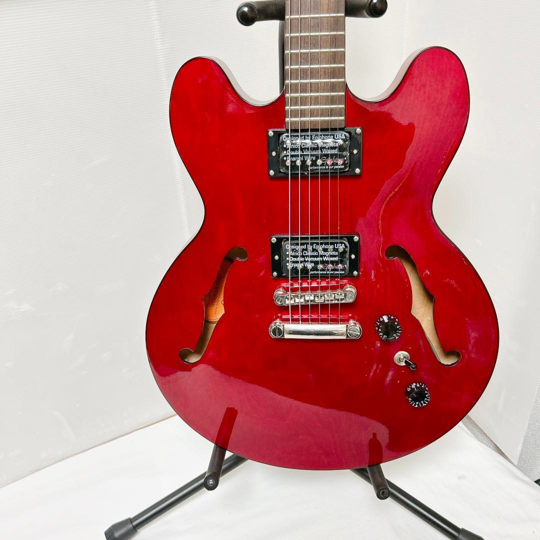 美品 Epiphone エピフォン Dot studio ドットスタジオ レッド