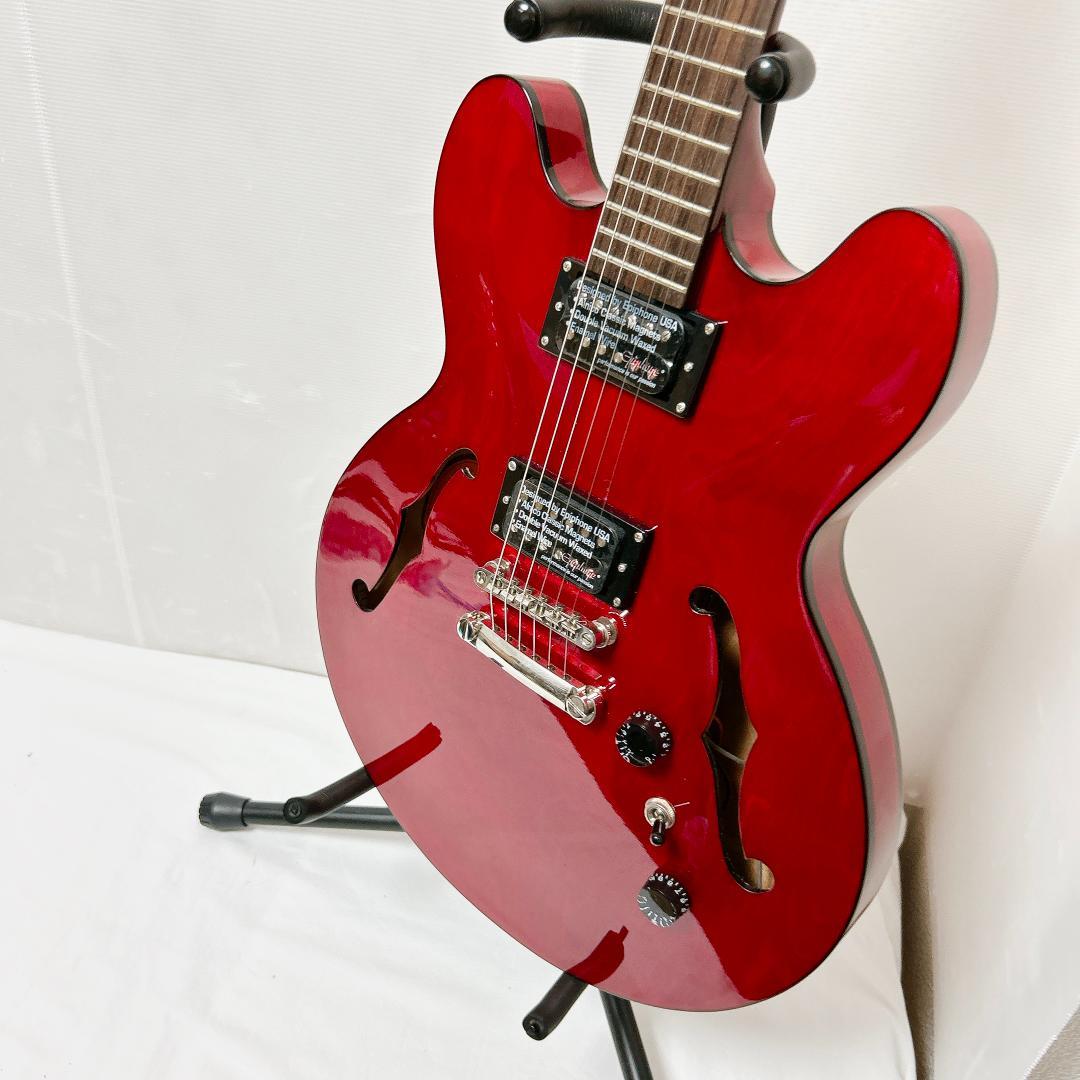 美品 Epiphone エピフォン Dot studio ドットスタジオ レッド