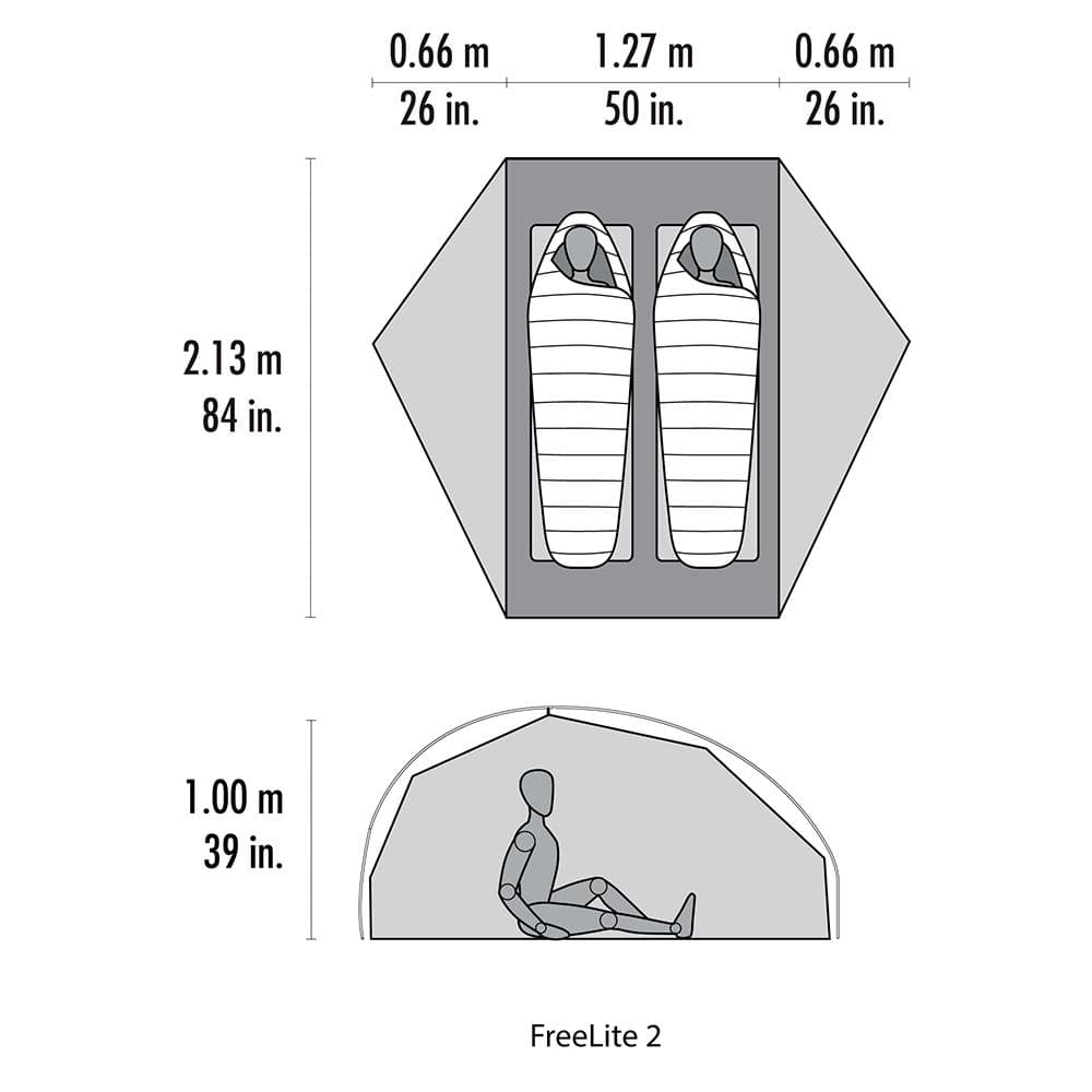 MSR フリーライト 2 Freelite 2 フットプリント付き　新品未使用