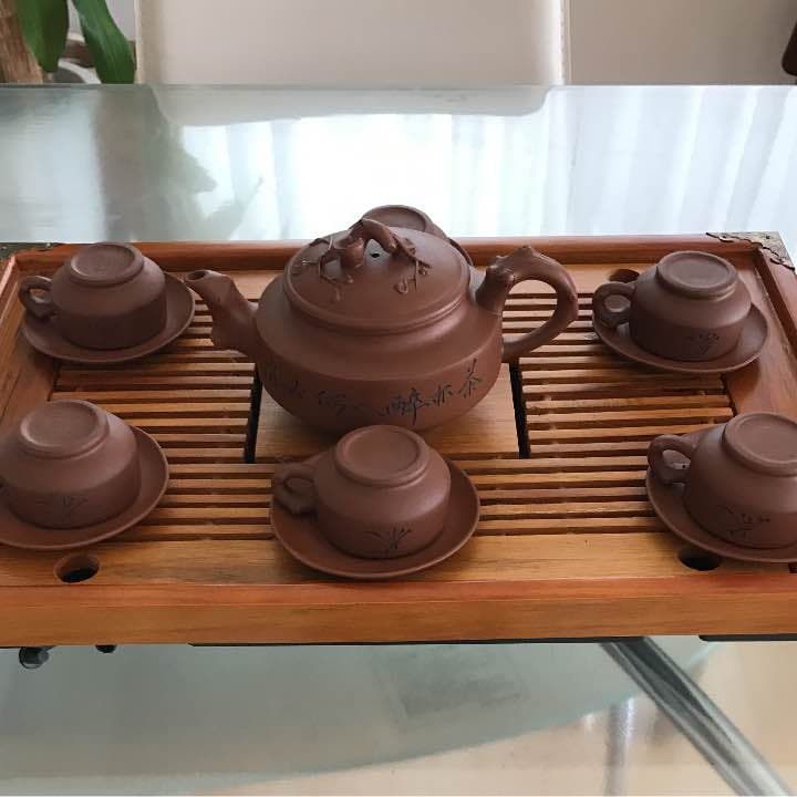 宜興紫砂壺  六客セット
