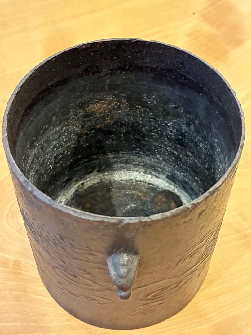 人間国宝 高橋敬典 雲龍釜 （小） 釣釜 吊釜 茶道具 共箱