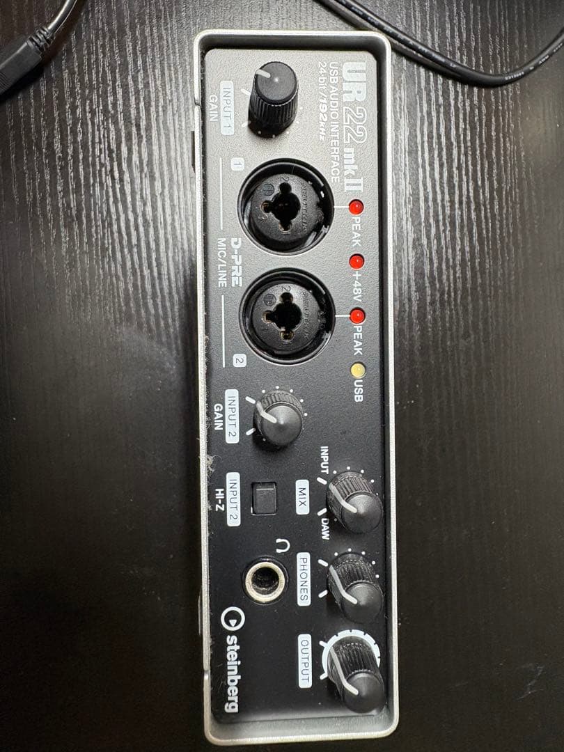 Steinberg UR22mkII オーディオインターフェイス 本体