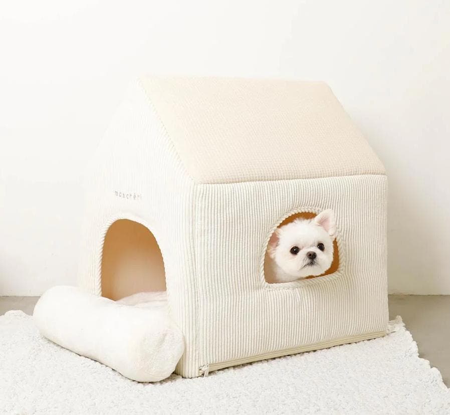 monchéri モンシェリ 小窓付きコーデュロイペットハウス 新品