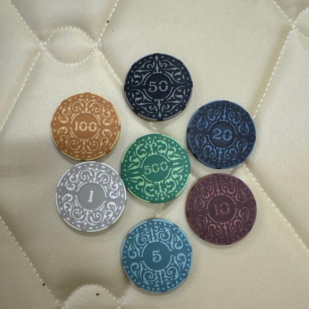 ア*リ様 IRON CLAYS チップ　トランプ　ボードゲーム