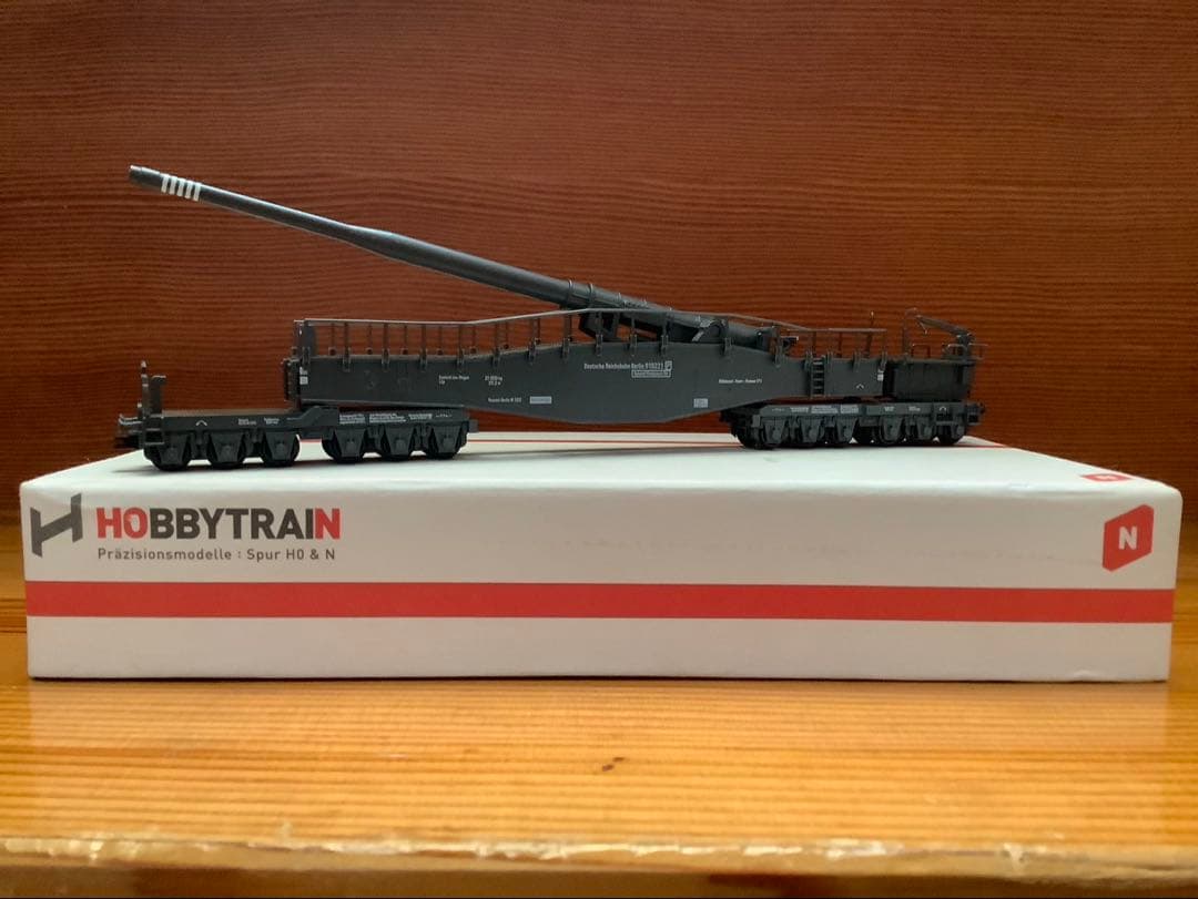 ホビートレイン　Nゲージ　レオポルト列車砲