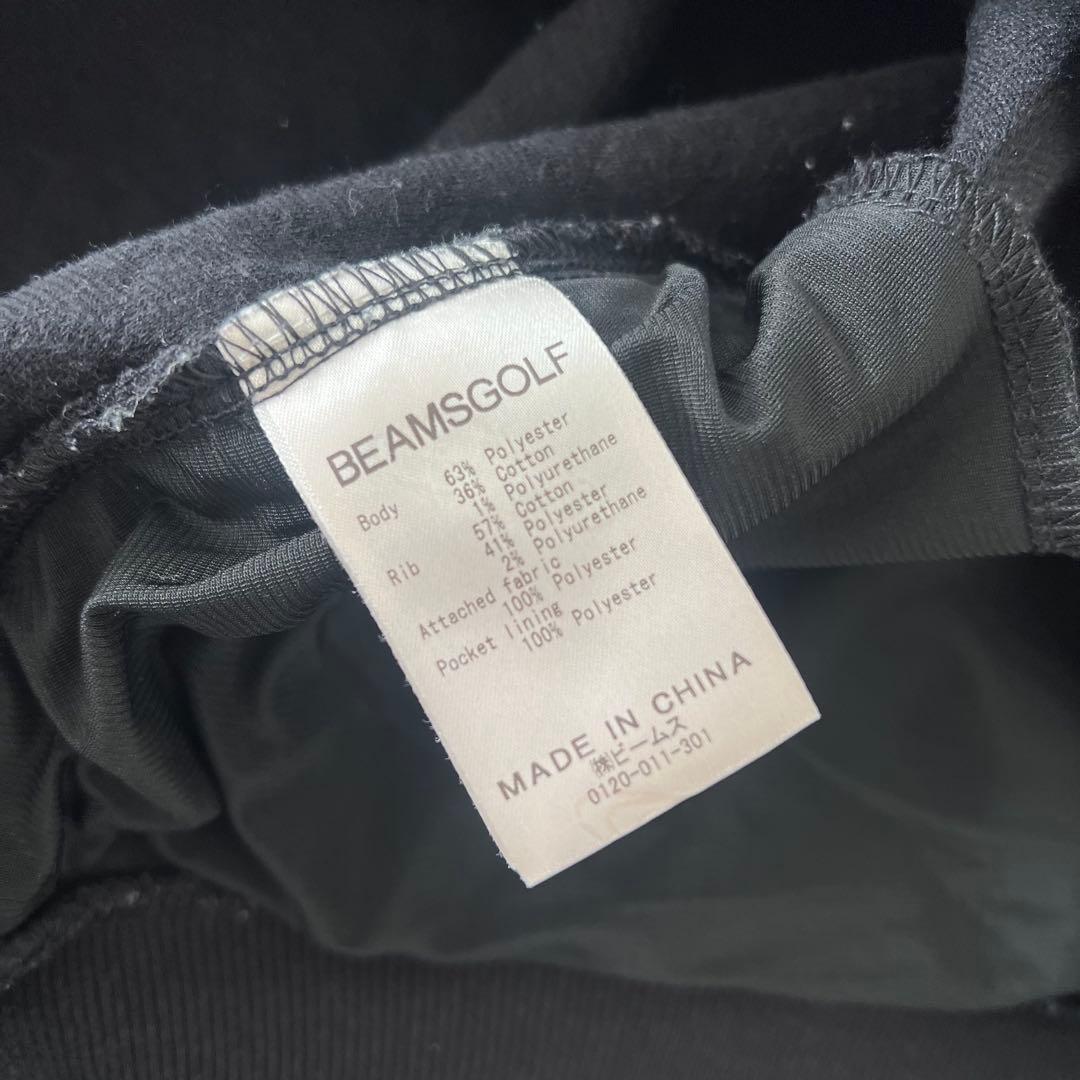 BEAMS GOLF ビームスゴルフ　ダイヤキルト　プルオーバー　ブルゾン　ロゴ
