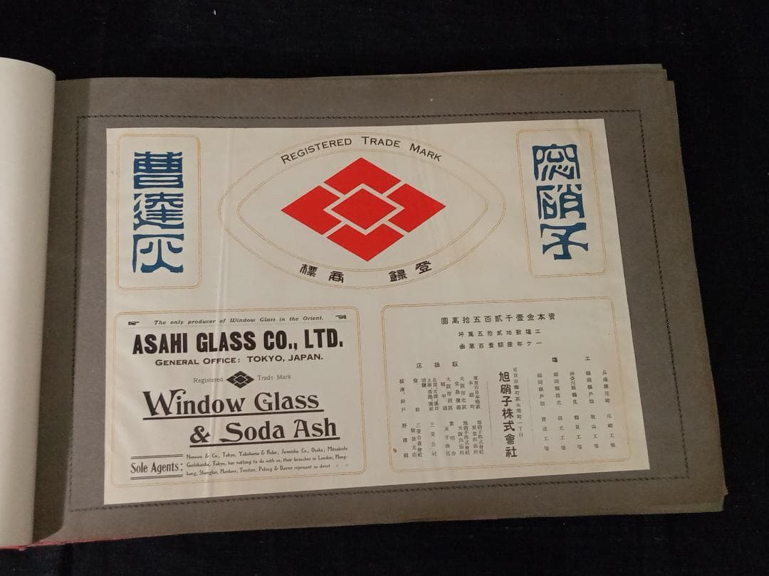 レトロ ラベル帳 大正11年（1922年）非売品 優良品及其商標宣伝博覧会 商標