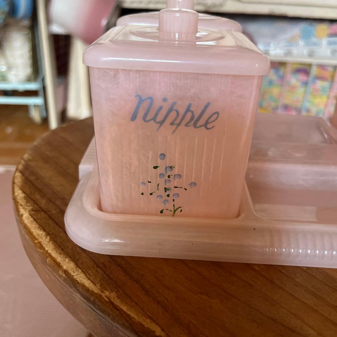 ☆希少☆ヴィンテージ☆ベビーナーサリージャーセット【ピンク】