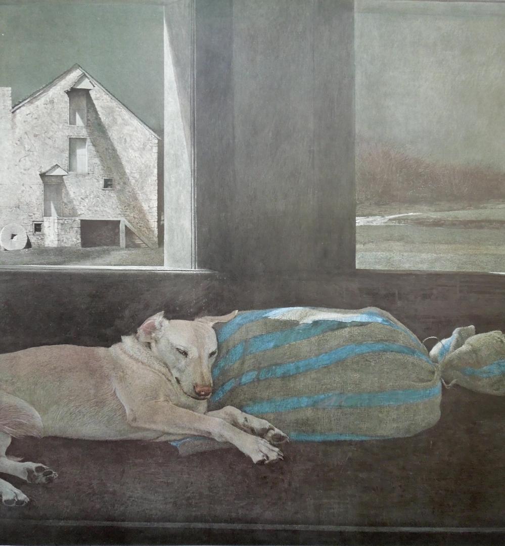 レア　210万円　真作　アンドリュー・ワイエス　直筆サイン　アメリカ　写実主義