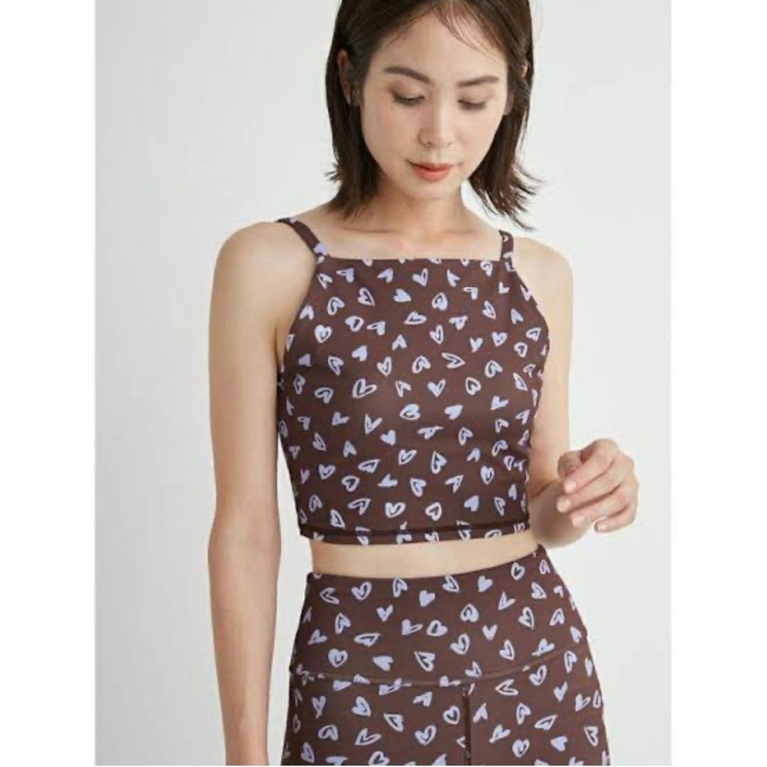 定価17630円 人気完売 emmi ハート柄 クブラトップ&レギンス セット