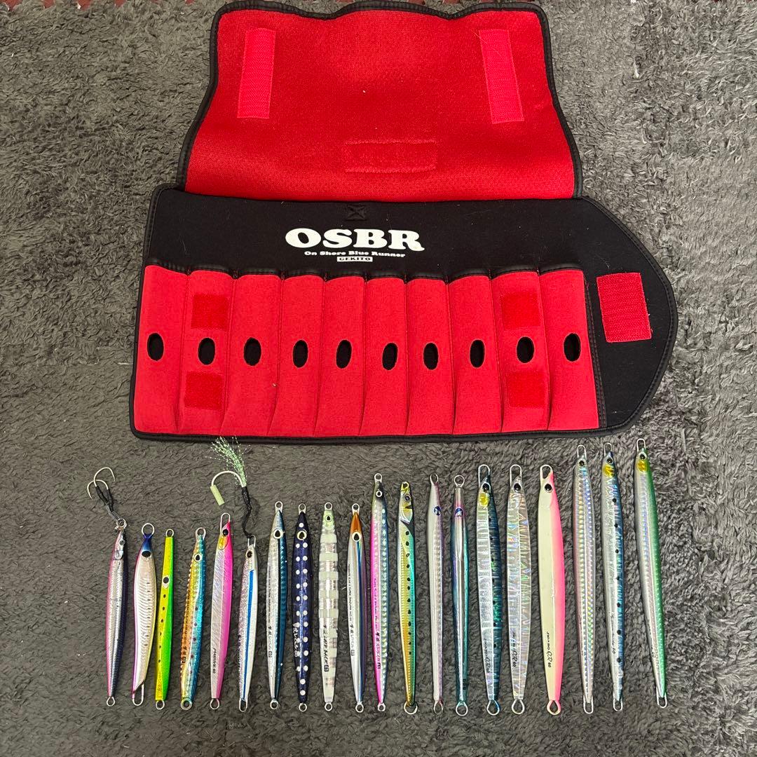 ジグの詰め合わせ20個とカルティバのジグバック付き