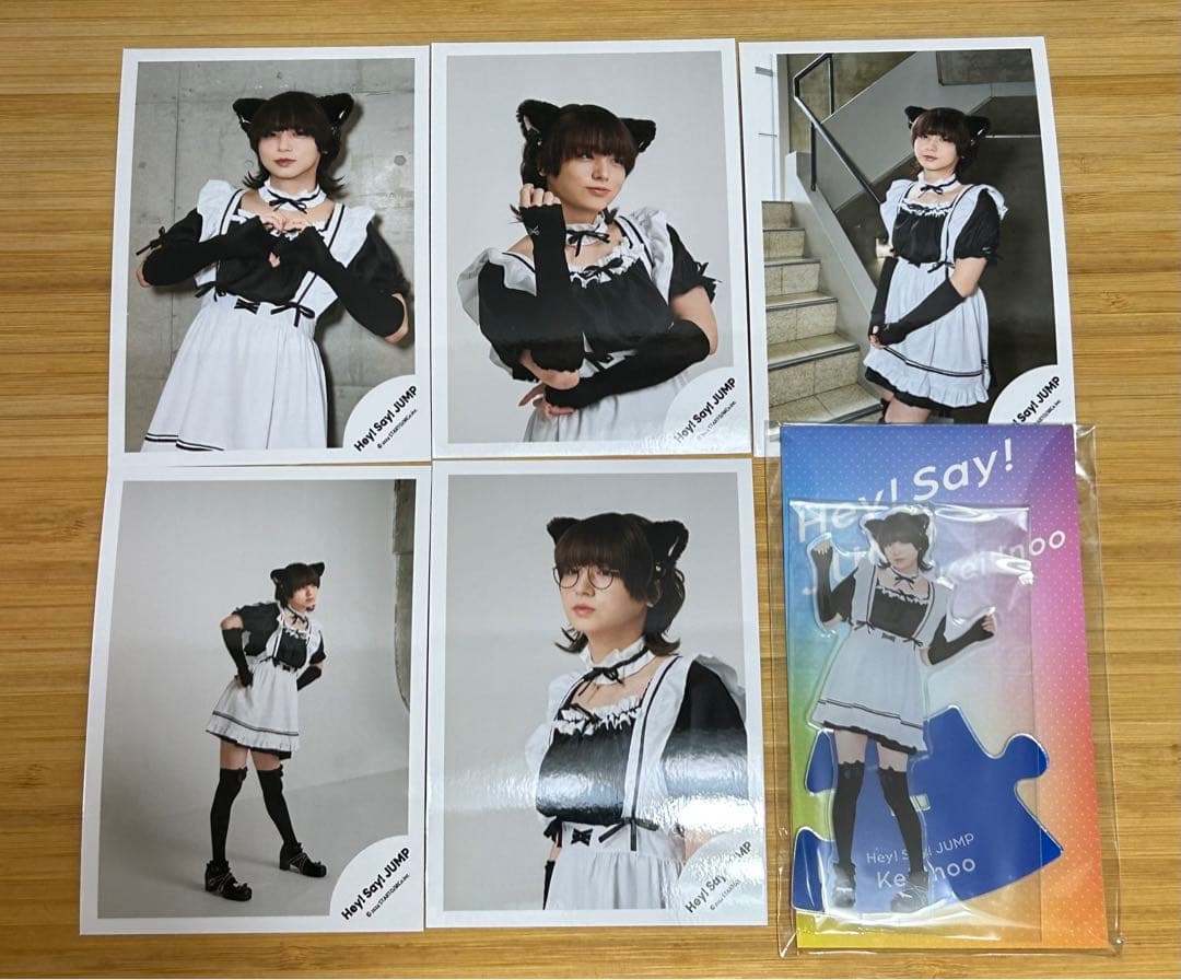 伊野尾慧 セルフプロデュース メイド アクリルスタンド 公式写真 猫耳 JUMP
