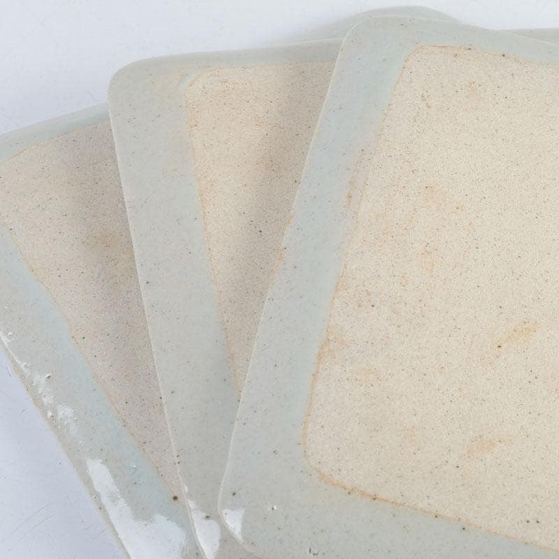 和食器　茶懐石　幸兵衛窯　絵変四方皿　銘々皿　五客　共箱　N　9420