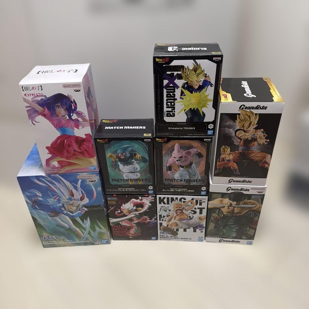 フィギュア まとめ売り ドラゴンボールZ、ワンピース、推しの子、ウマ娘 9点