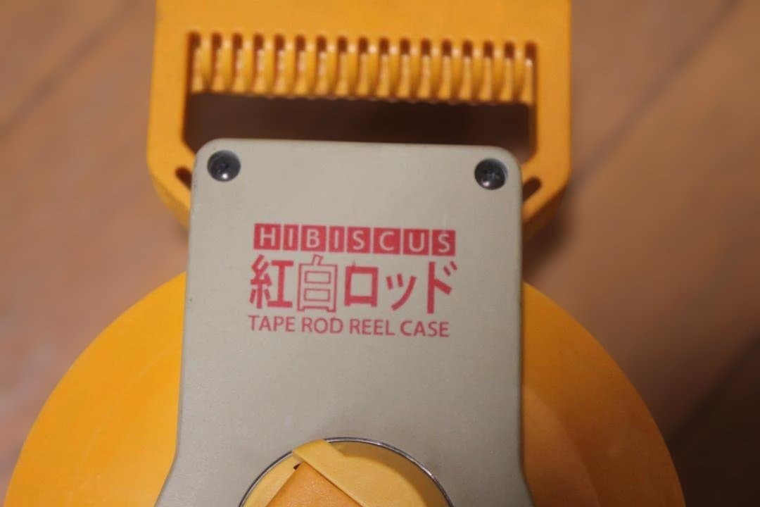 リボンロッド 幅 60mmケース付 30m ハイビスカス 紅白ロッド 陸上競技