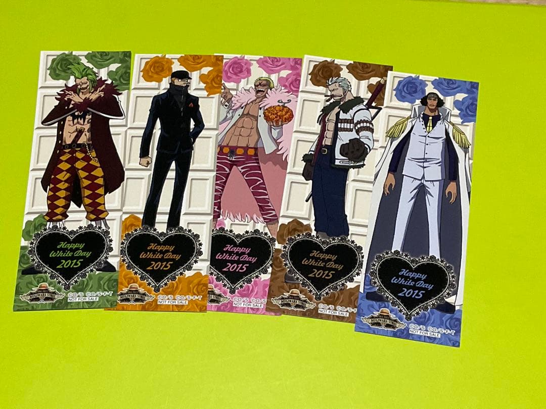ONE PIECE 麦わらストア　ホワイトデーしおり