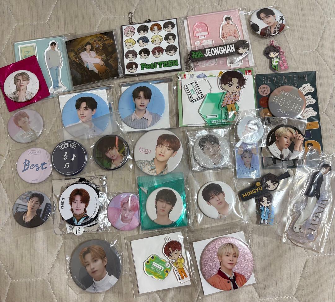SEVENTEEN 缶バッジ グッズ アクスタ まとめ売り