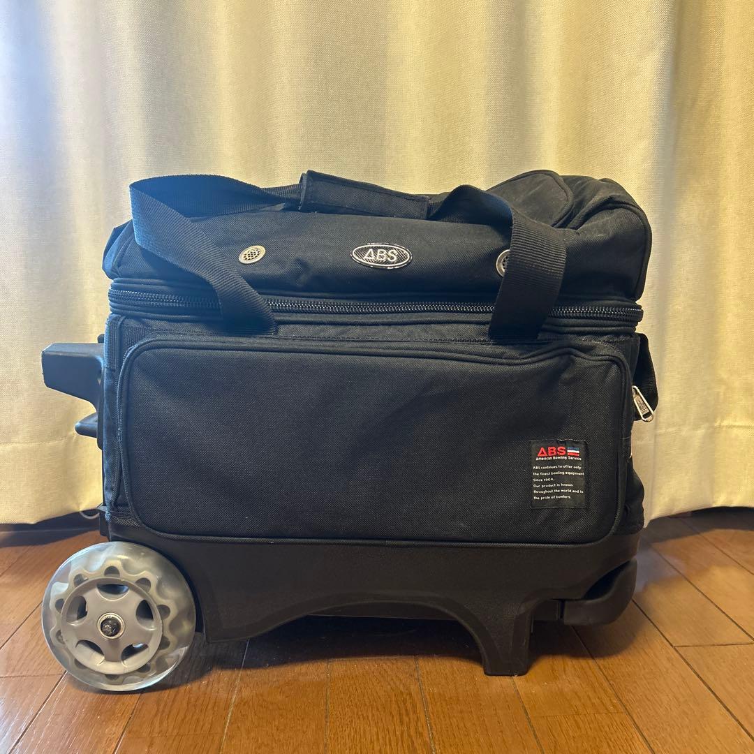 ABS B20-1180 ボウリングバッグ 2個用カート キャスター付き