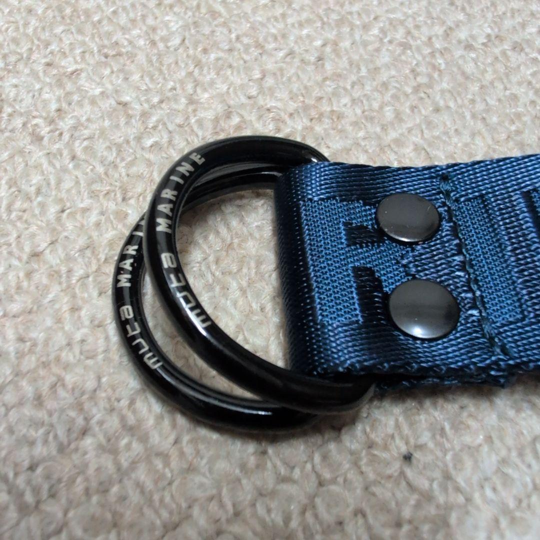 【SLYME】ムータマリンネイビー ベルト ダブルリング付き