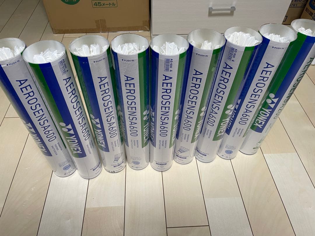YONEX エアロセンサ600 シャトル 108球とその他72球合計180球