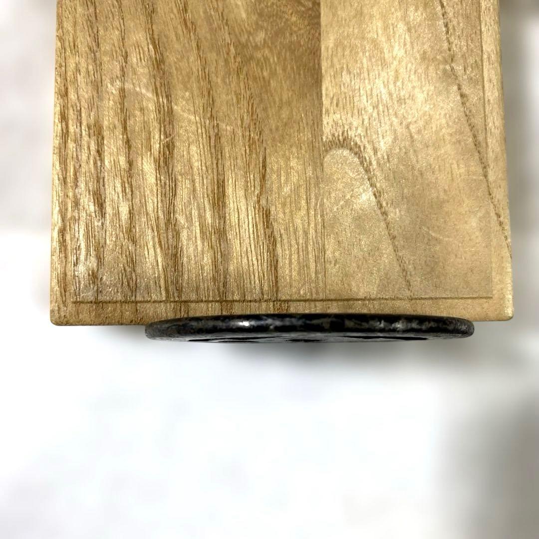 B-65 鍔　『正阿弥 天地扇』　金象嵌　鉄地　武具　刀装具　美術品　工芸品