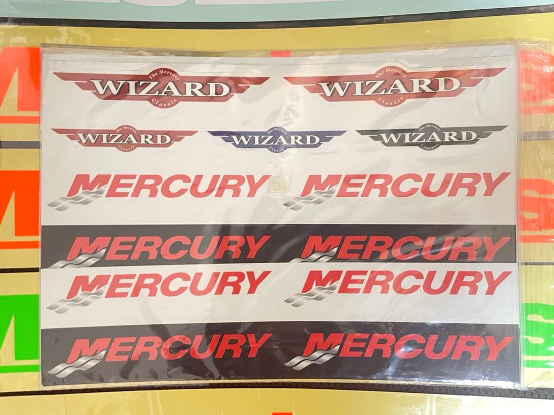 【希少】メガバス 特大ステッカー 40cm 6枚セット おまけ付き モノブロック