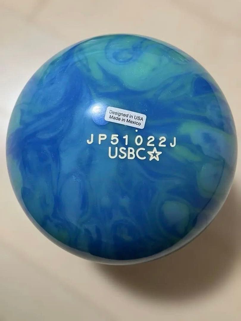 TZone ボウリングボール カリビアンブルー　13ポンド