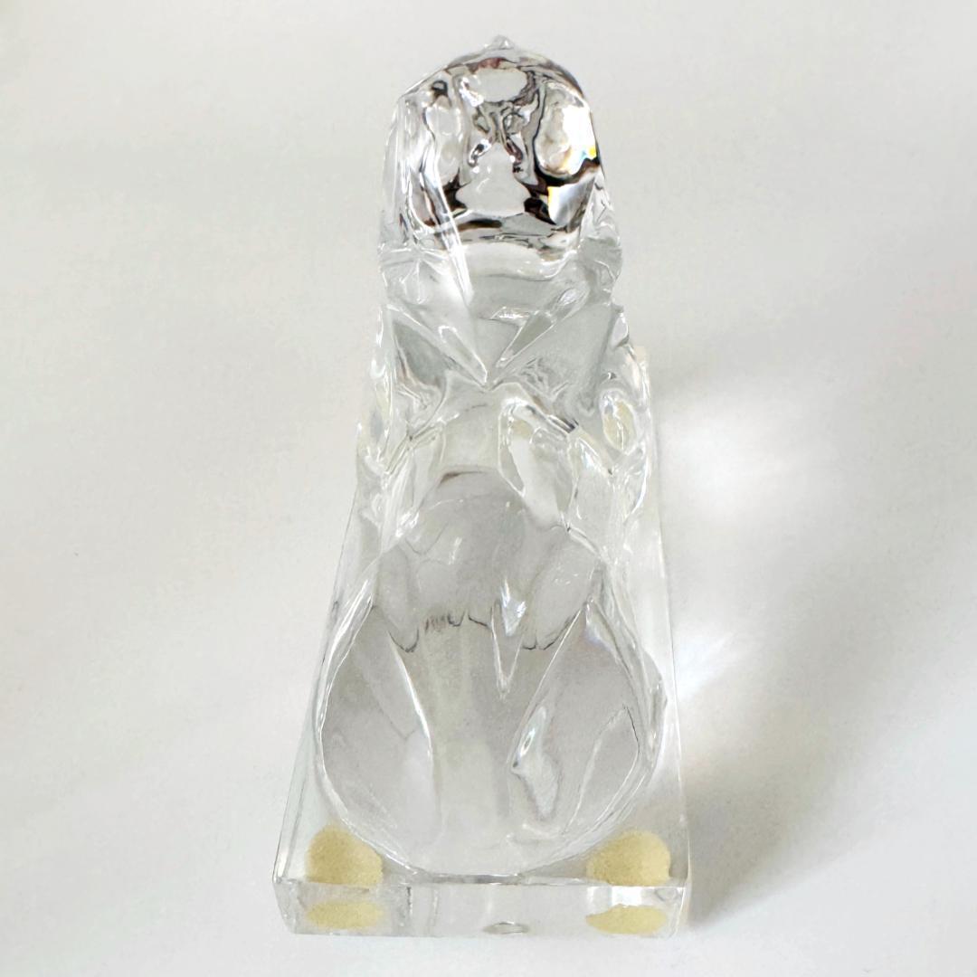 【バカラ】動物 スフィンクス 置物 インテリア★美品★幸運　魔除け2