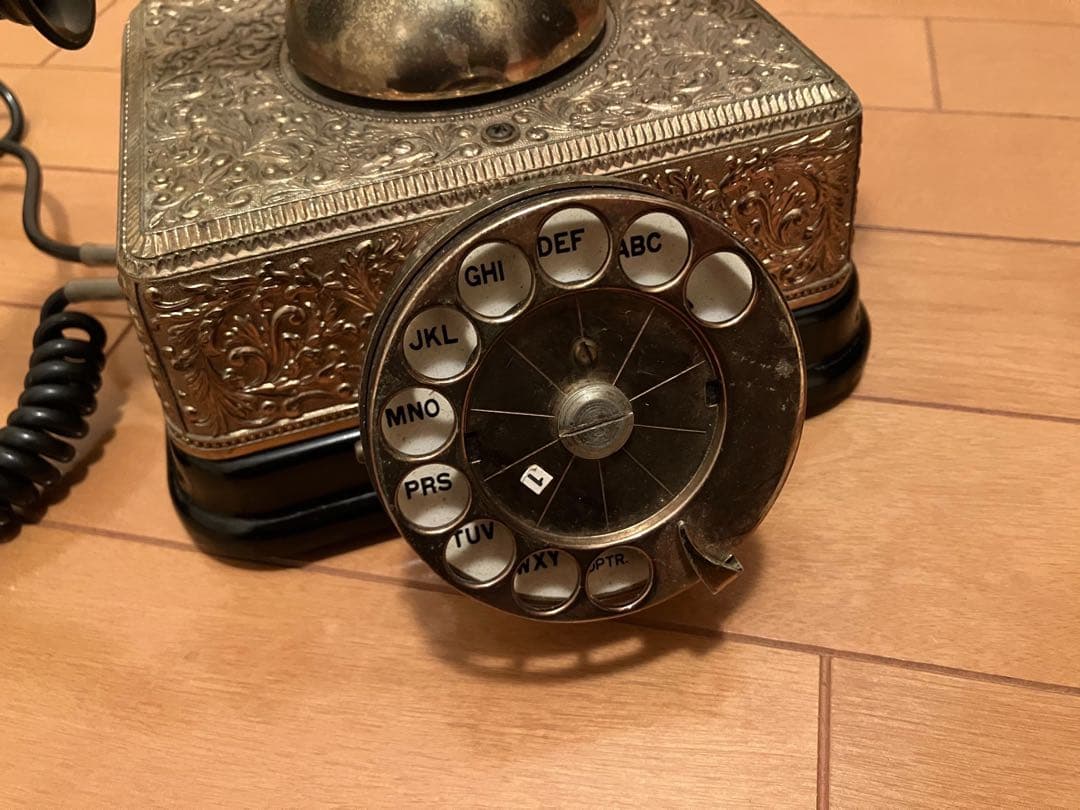 超レア！　アンティークテレフォン　ダイヤル式
