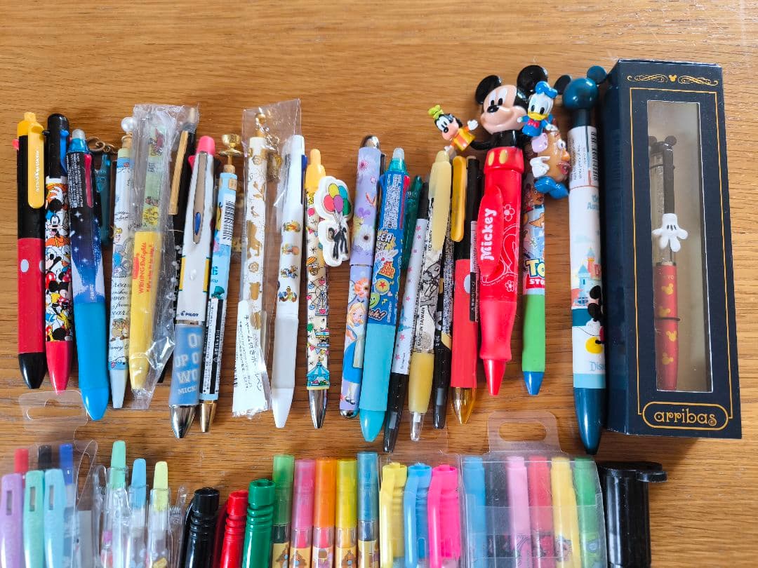 ボールペン マーカー 44点セット まとめ売り ダイソー ディズニーストアペン