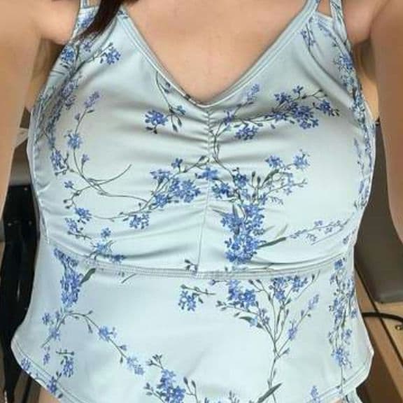 【24h以内発送可】新作ヨガウェア忘れな草Sサイズ