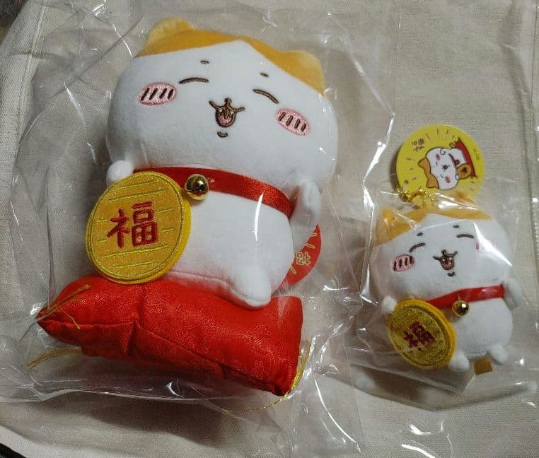 ハチワレ 招福 ぬいぐるみS.マスコットセット 新品未開封