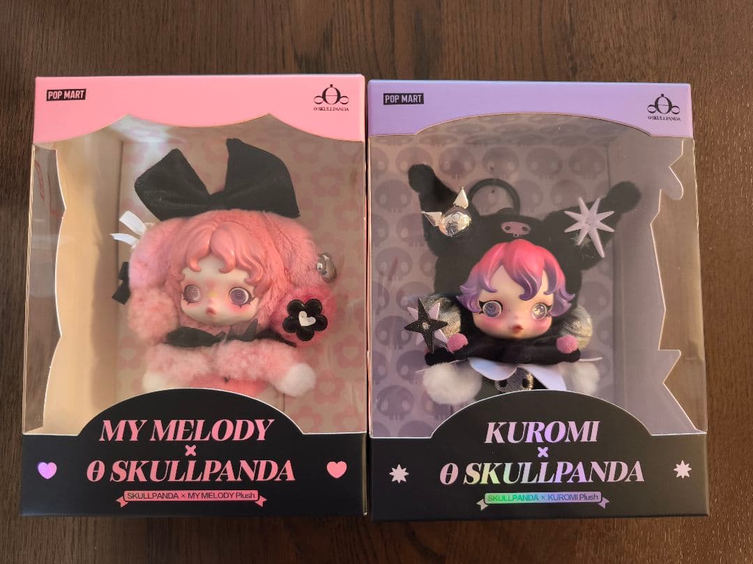 MY MELODY & KUROMI x SKULLPANDA 2個セット