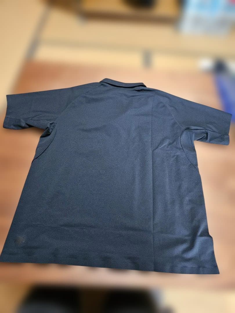 AMG DESCENTE ブラックポロシャツsizeXL