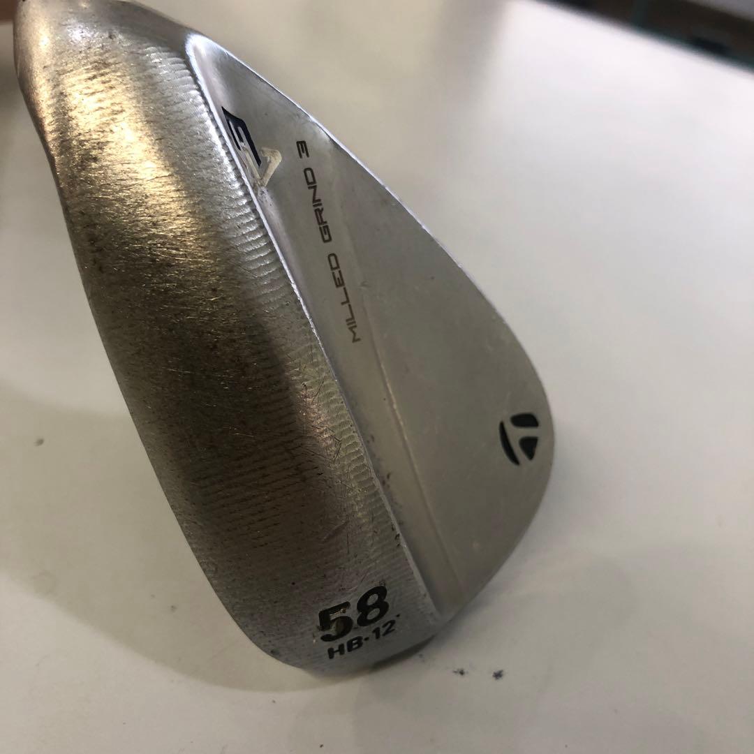 テーラーメイド ウェッジ 58° ミルドグラインド 3 HB 12