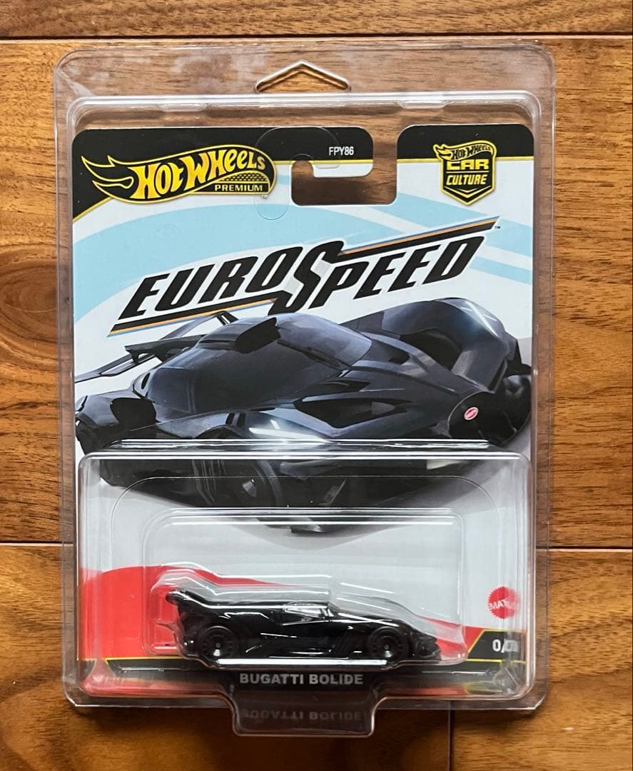 ミニカー HotWheels Eurospeed Bugatti Bolide Chase