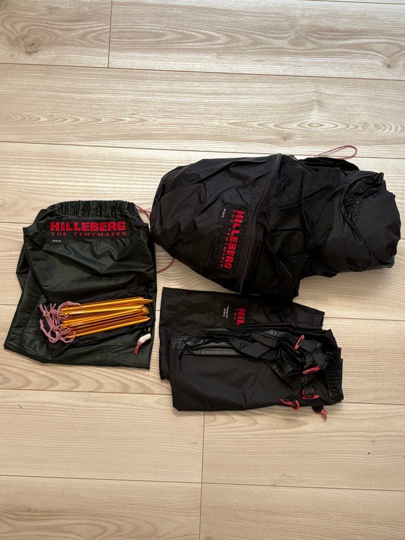 Hilleberg Anaris グリーン　純正フットプリント付き