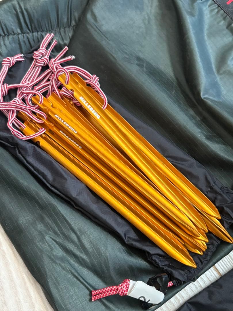 Hilleberg Anaris グリーン　純正フットプリント付き