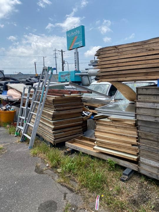 30畳 フローリングハウス！ バラしてパレットに乗せ済み