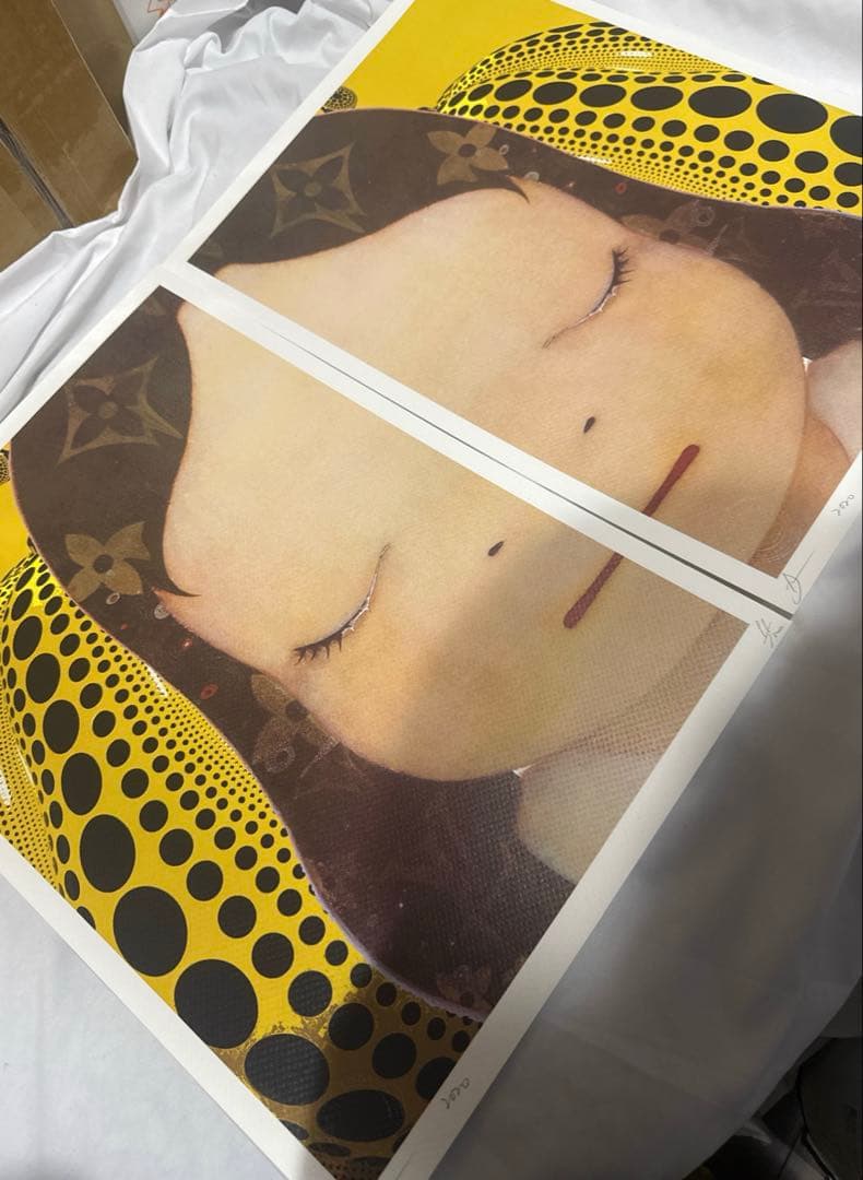 death nyc 現代アート　世界100枚限定　奈良美智　草間弥生　ヴィトン