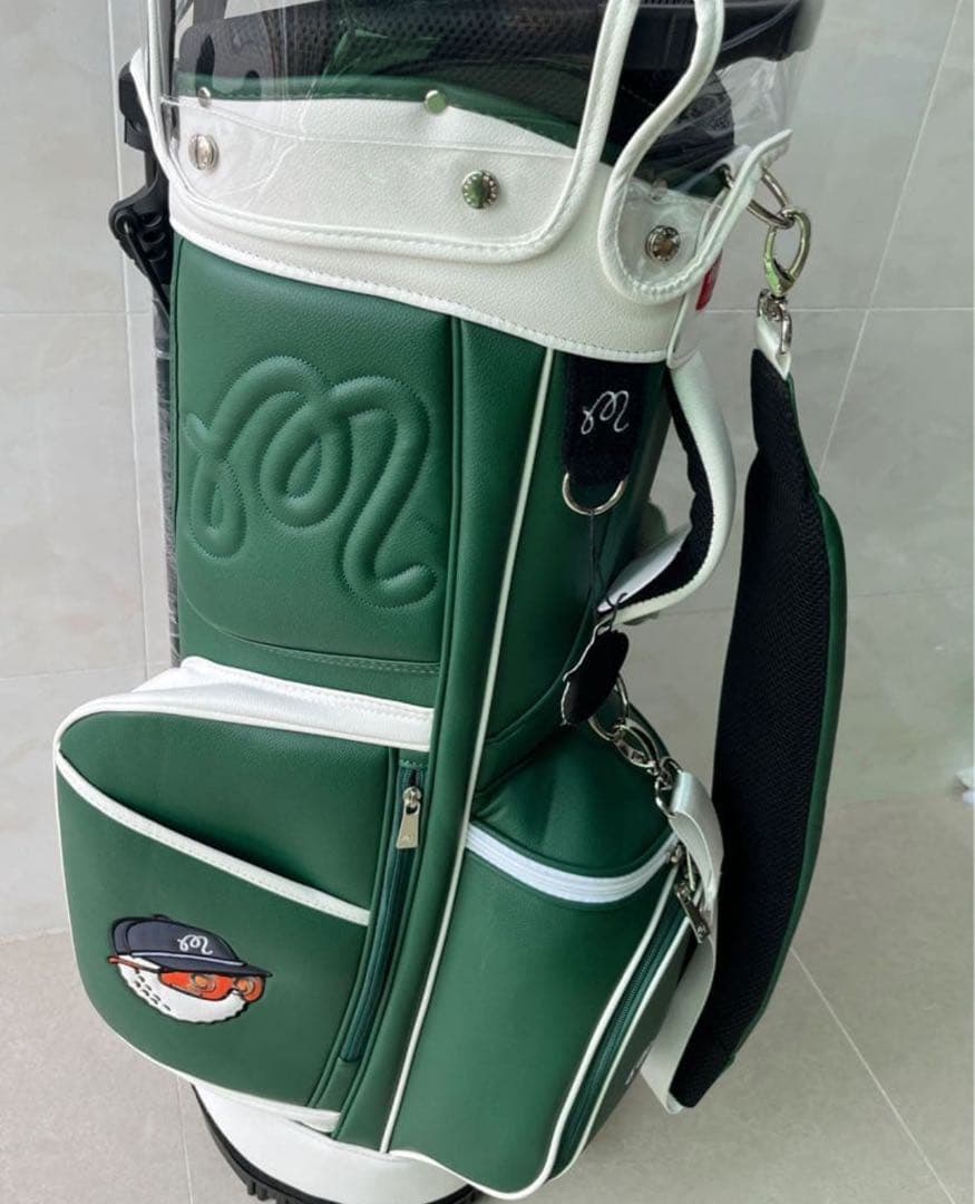 Malbon マルボンゴルフバッグ キャディバッグスタンド式 男女兼用 グリーン